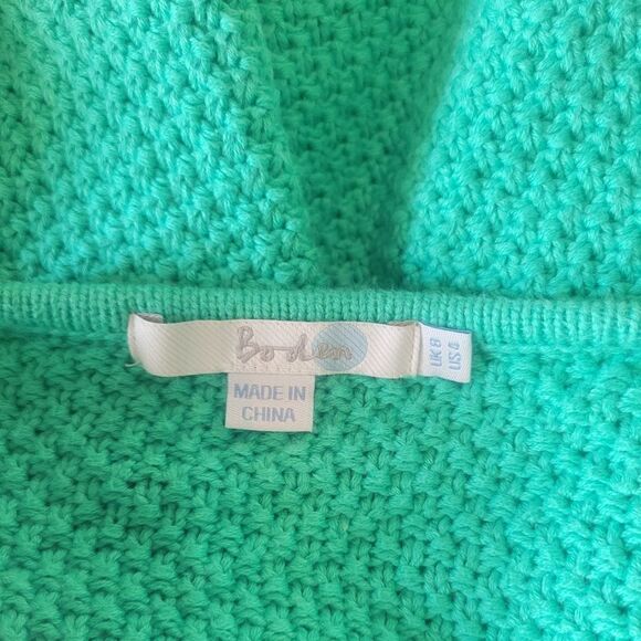 Boden Button Shoulder Detail Cotton Sweater Size 4 - Picture 4 of 5